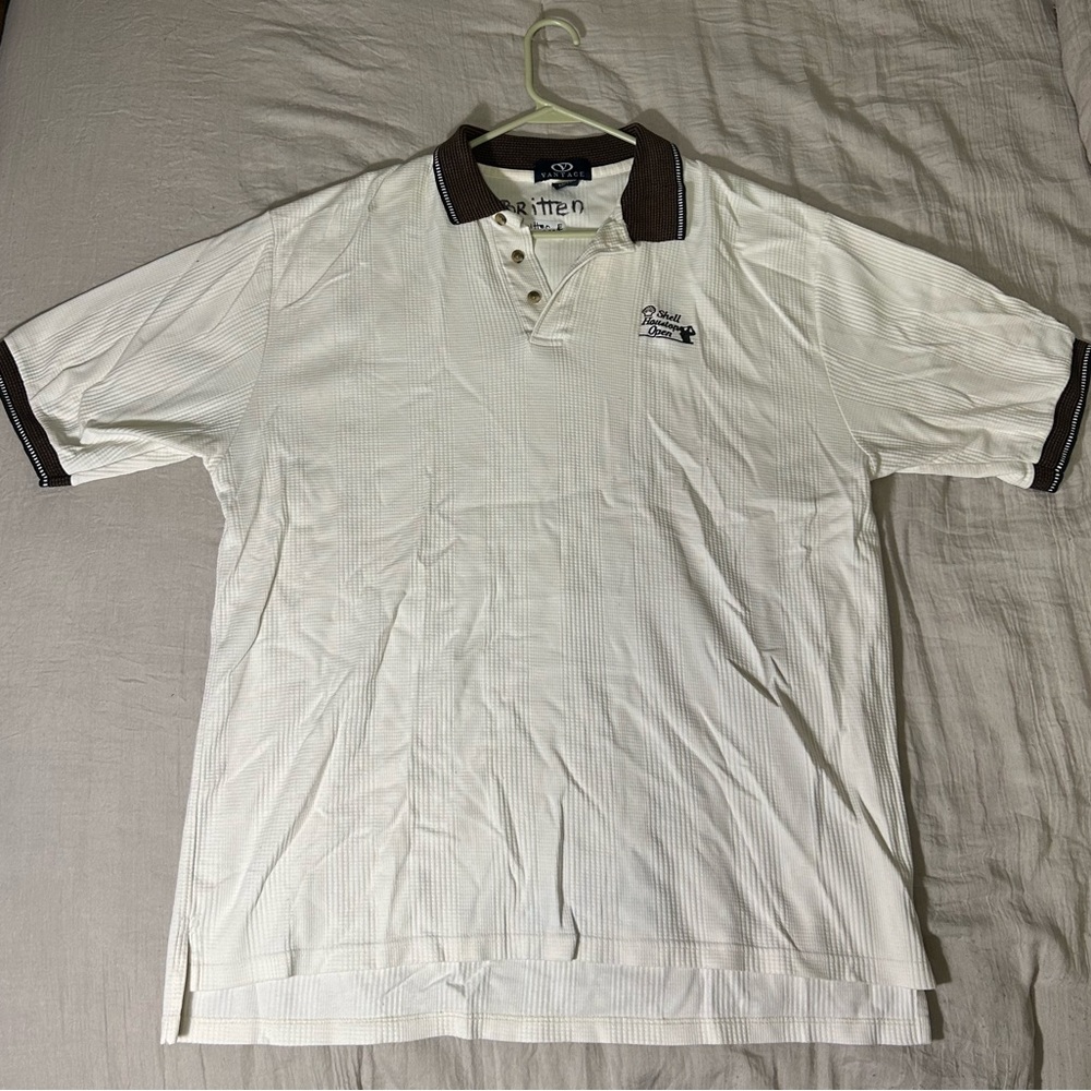 Men's White Polo Shirt